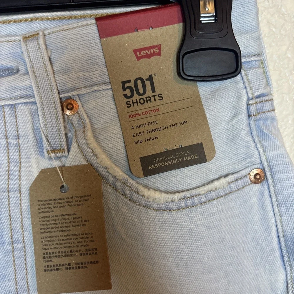 Women's Levi's® 501™‎ Original Jean Shorts size 24 NWT